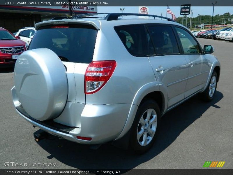 Classic Silver Metallic / Ash Gray 2010 Toyota RAV4 Limited