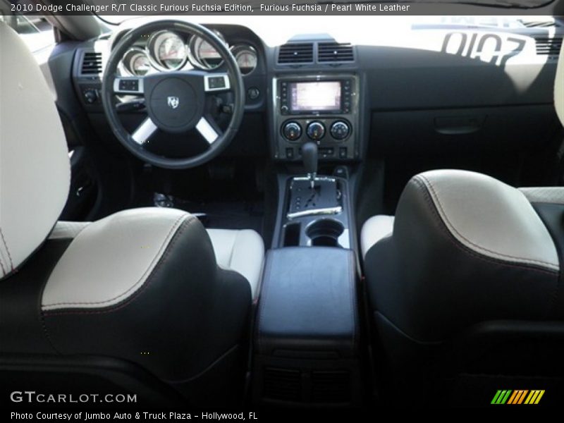 Furious Fuchsia / Pearl White Leather 2010 Dodge Challenger R/T Classic Furious Fuchsia Edition