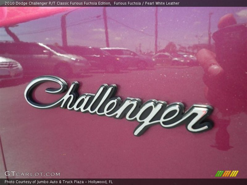  2010 Challenger R/T Classic Furious Fuchsia Edition Logo