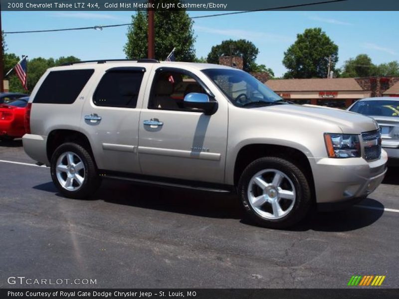 Gold Mist Metallic / Light Cashmere/Ebony 2008 Chevrolet Tahoe LTZ 4x4