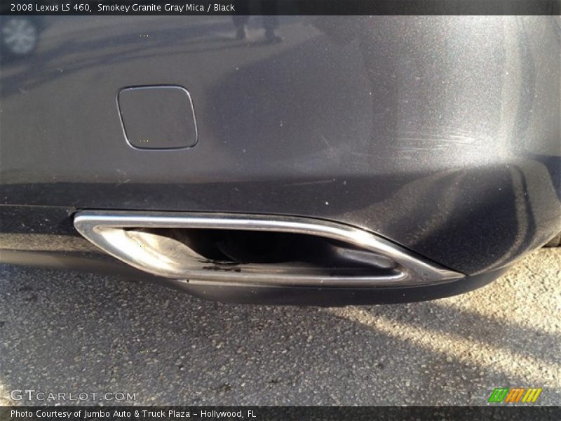 Smokey Granite Gray Mica / Black 2008 Lexus LS 460