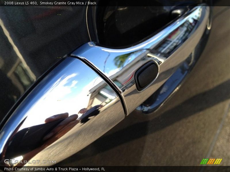 Smokey Granite Gray Mica / Black 2008 Lexus LS 460