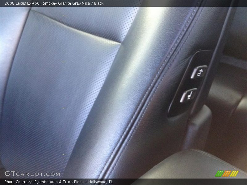 Smokey Granite Gray Mica / Black 2008 Lexus LS 460