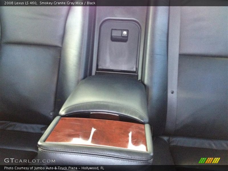 Smokey Granite Gray Mica / Black 2008 Lexus LS 460