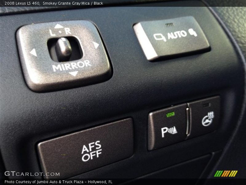 Smokey Granite Gray Mica / Black 2008 Lexus LS 460