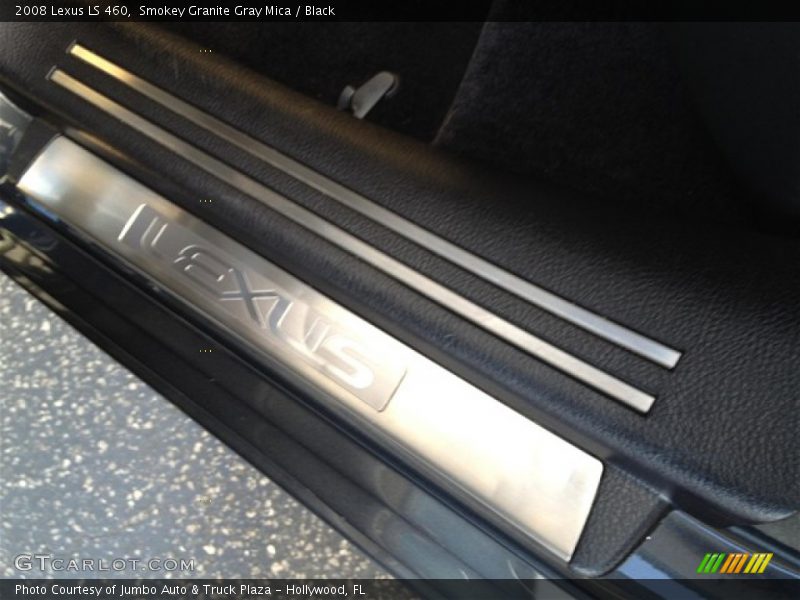 Smokey Granite Gray Mica / Black 2008 Lexus LS 460