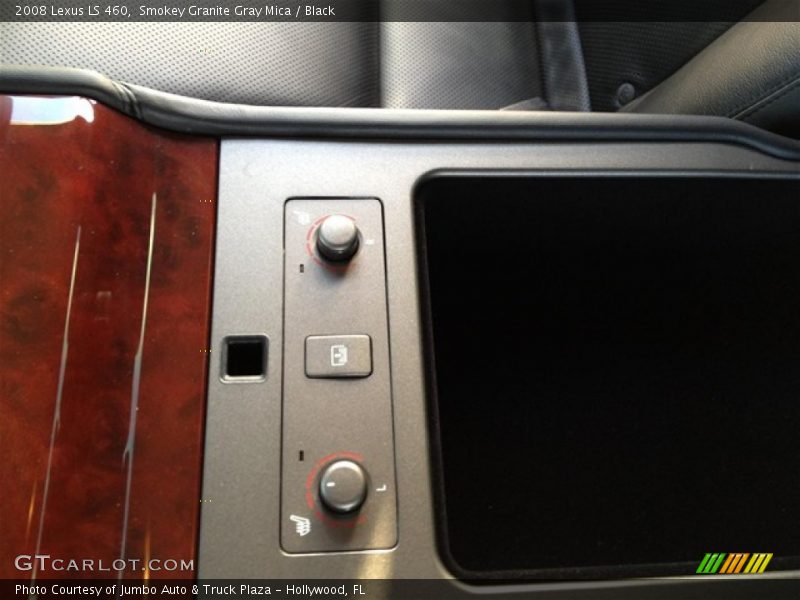 Smokey Granite Gray Mica / Black 2008 Lexus LS 460