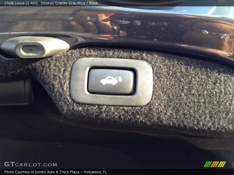 Smokey Granite Gray Mica / Black 2008 Lexus LS 460