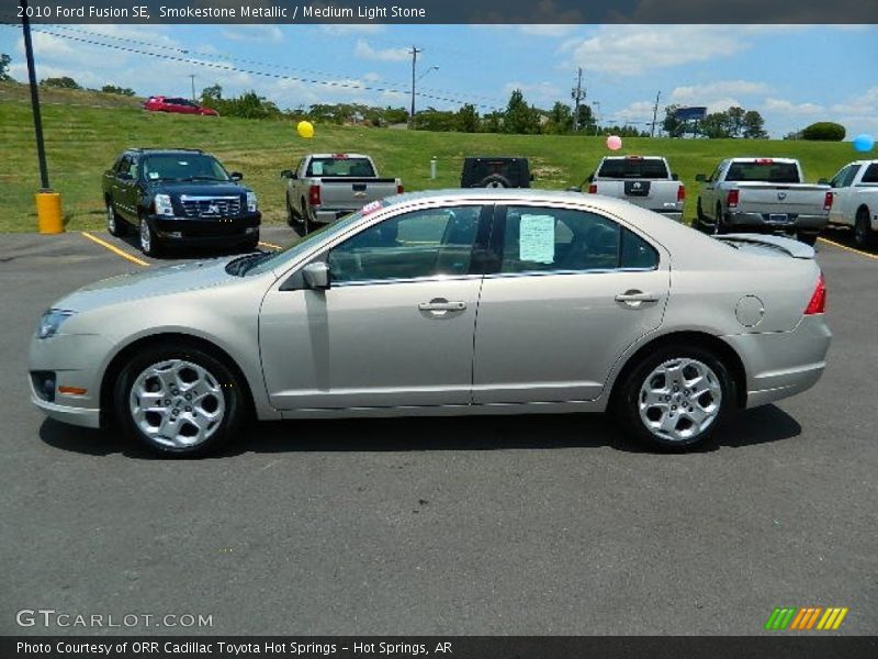 Smokestone Metallic / Medium Light Stone 2010 Ford Fusion SE