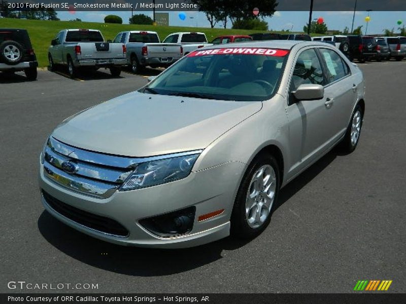 Smokestone Metallic / Medium Light Stone 2010 Ford Fusion SE