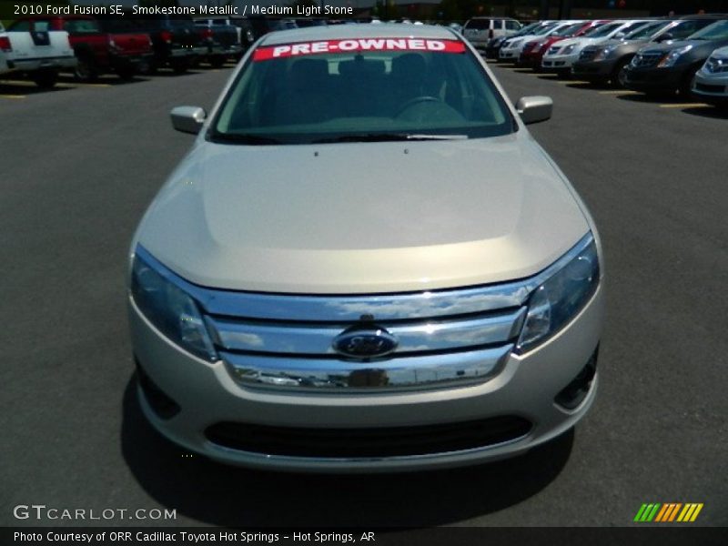 Smokestone Metallic / Medium Light Stone 2010 Ford Fusion SE