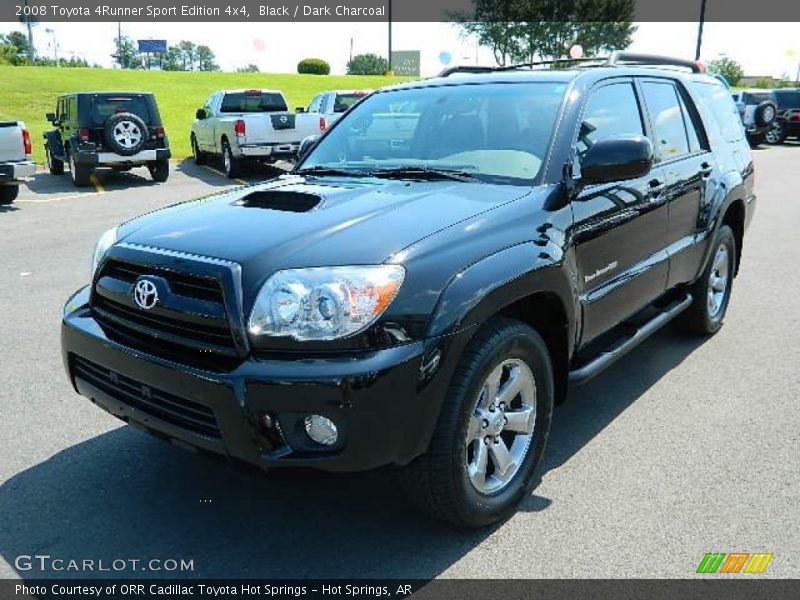 Black / Dark Charcoal 2008 Toyota 4Runner Sport Edition 4x4