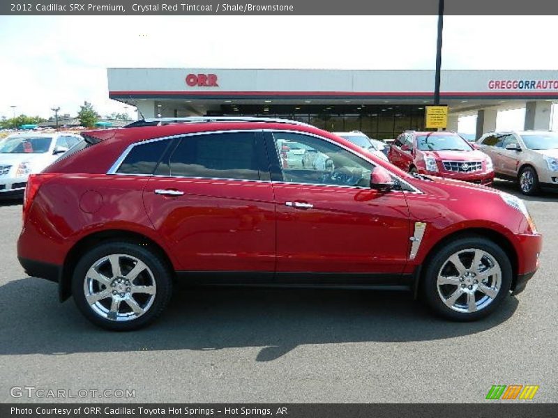 Crystal Red Tintcoat / Shale/Brownstone 2012 Cadillac SRX Premium