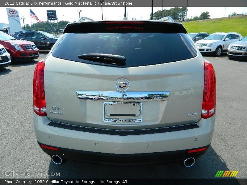 Gold Mist Metallic / Shale/Brownstone 2012 Cadillac SRX Performance