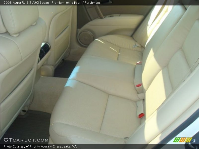 Premium White Pearl / Parchment 2008 Acura RL 3.5 AWD Sedan
