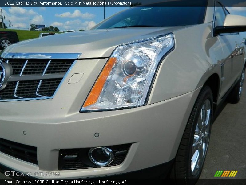 Gold Mist Metallic / Shale/Brownstone 2012 Cadillac SRX Performance