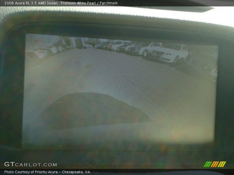 Premium White Pearl / Parchment 2008 Acura RL 3.5 AWD Sedan