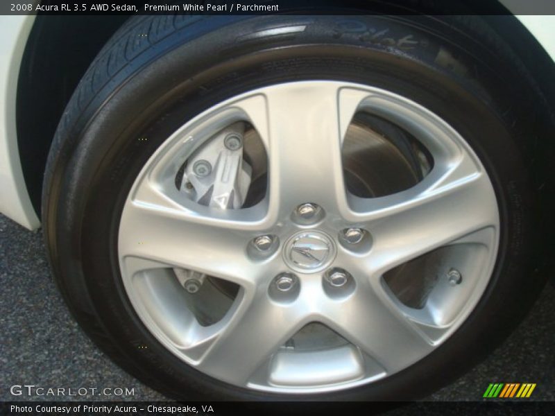  2008 RL 3.5 AWD Sedan Wheel