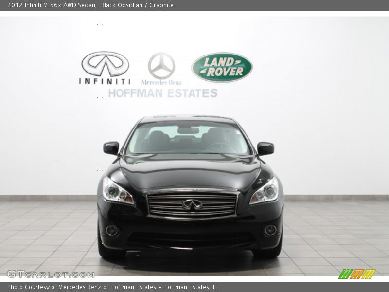 Black Obsidian / Graphite 2012 Infiniti M 56x AWD Sedan