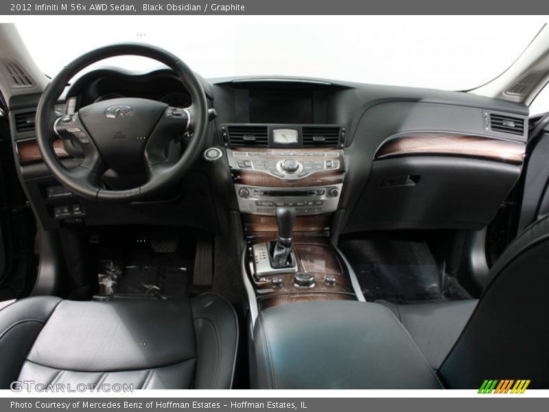 Black Obsidian / Graphite 2012 Infiniti M 56x AWD Sedan