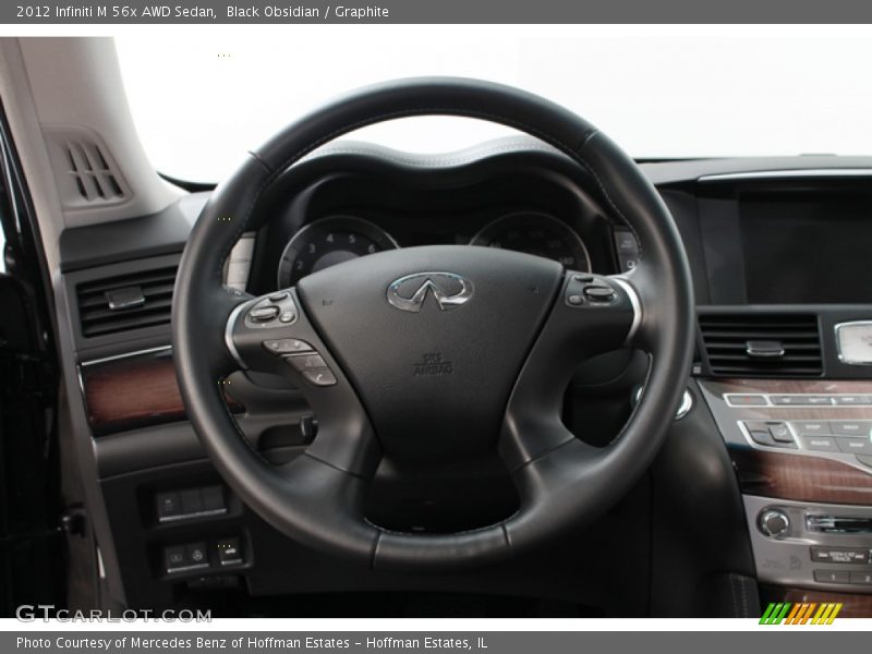  2012 M 56x AWD Sedan Steering Wheel