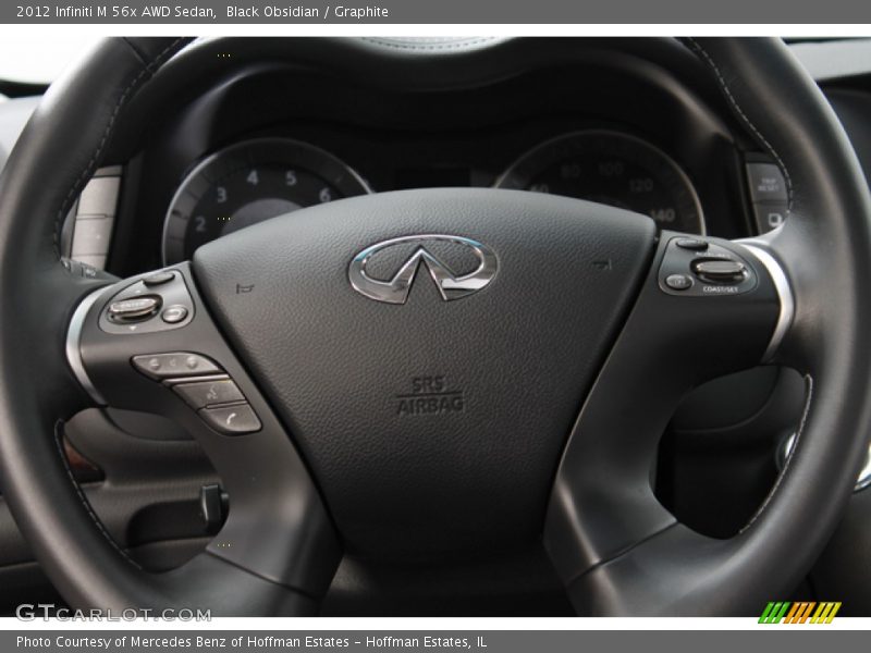  2012 M 56x AWD Sedan Steering Wheel