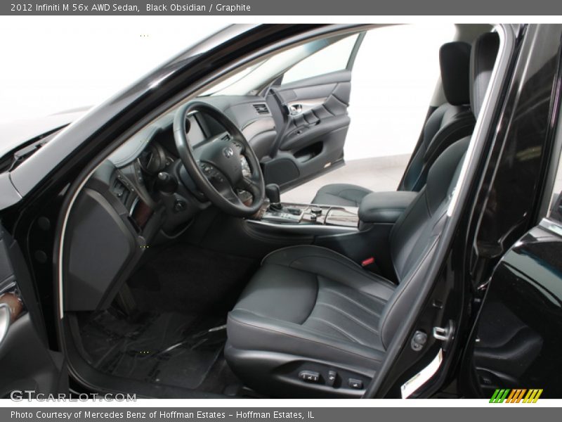  2012 M 56x AWD Sedan Graphite Interior