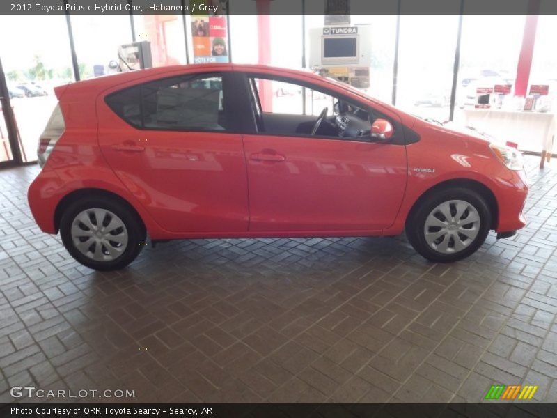  2012 Prius c Hybrid One Habanero