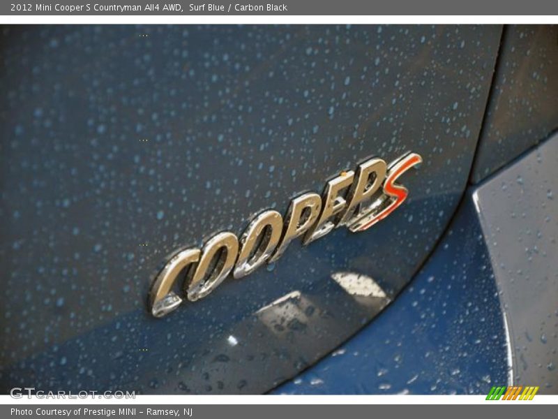 Surf Blue / Carbon Black 2012 Mini Cooper S Countryman All4 AWD