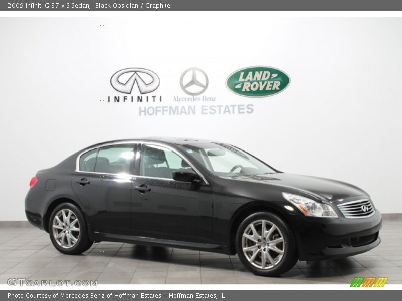 Black Obsidian / Graphite 2009 Infiniti G 37 x S Sedan