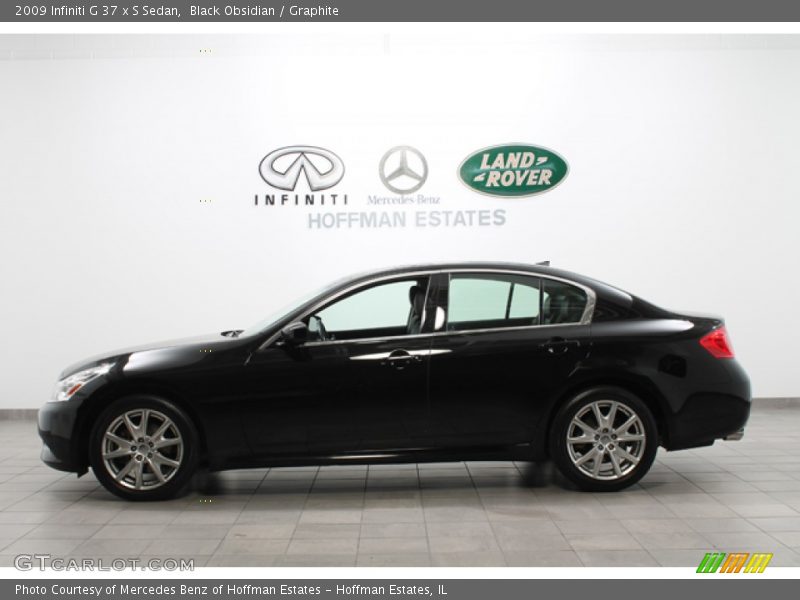 Black Obsidian / Graphite 2009 Infiniti G 37 x S Sedan