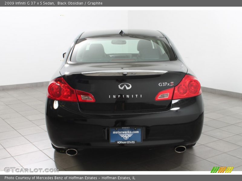 Black Obsidian / Graphite 2009 Infiniti G 37 x S Sedan