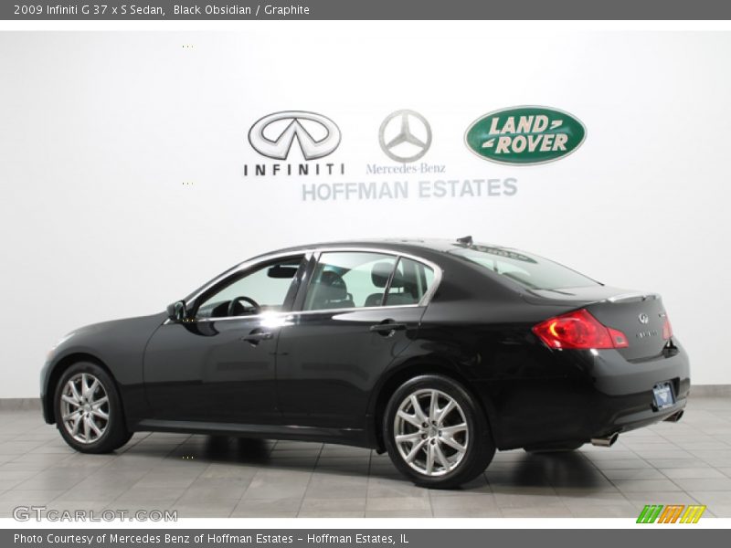 Black Obsidian / Graphite 2009 Infiniti G 37 x S Sedan
