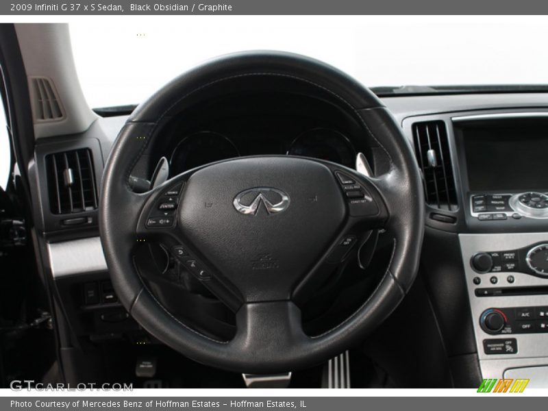Black Obsidian / Graphite 2009 Infiniti G 37 x S Sedan