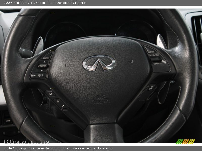 Black Obsidian / Graphite 2009 Infiniti G 37 x S Sedan