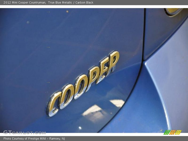 True Blue Metallic / Carbon Black 2012 Mini Cooper Countryman