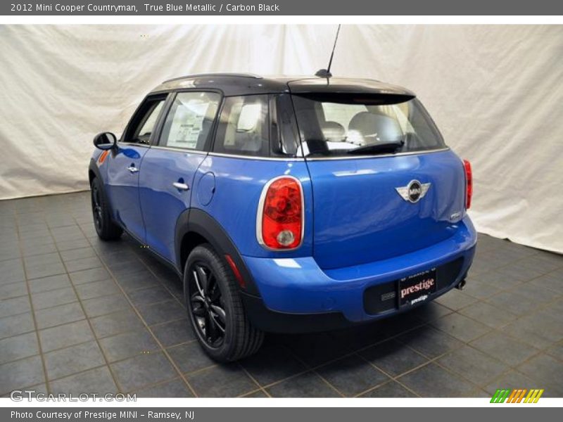 True Blue Metallic / Carbon Black 2012 Mini Cooper Countryman