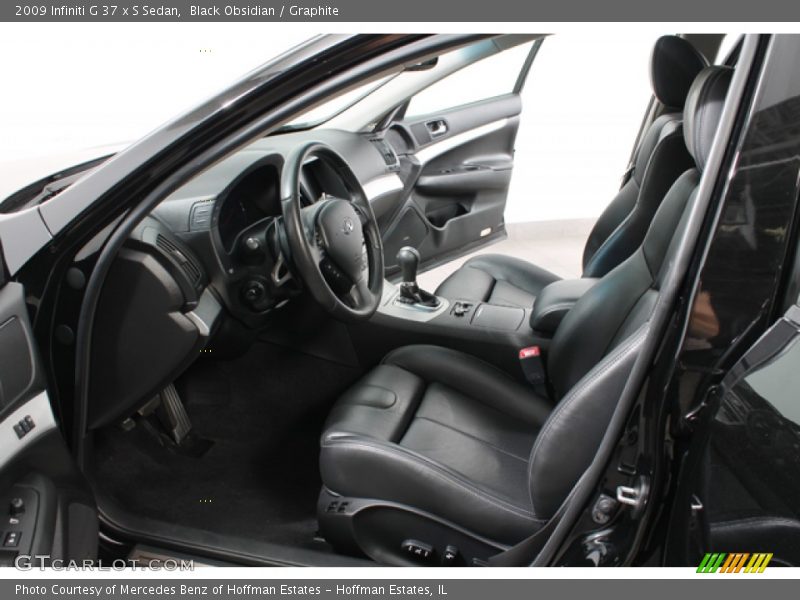 Black Obsidian / Graphite 2009 Infiniti G 37 x S Sedan
