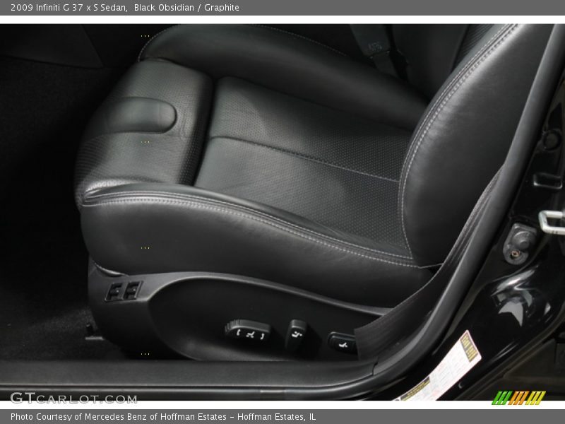 Black Obsidian / Graphite 2009 Infiniti G 37 x S Sedan