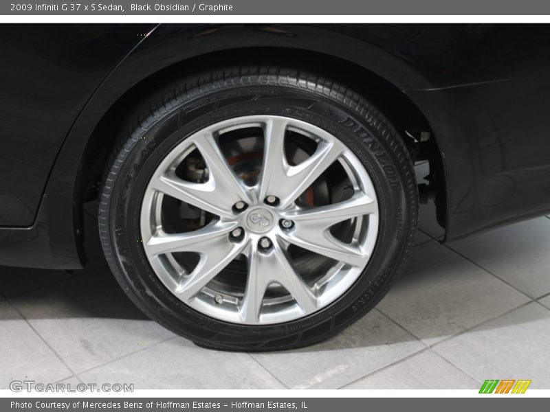 Black Obsidian / Graphite 2009 Infiniti G 37 x S Sedan