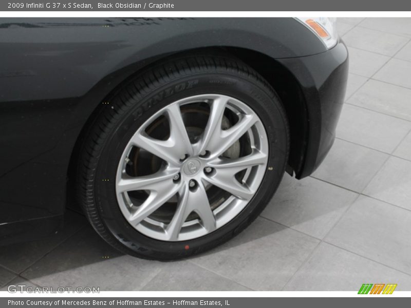 Black Obsidian / Graphite 2009 Infiniti G 37 x S Sedan