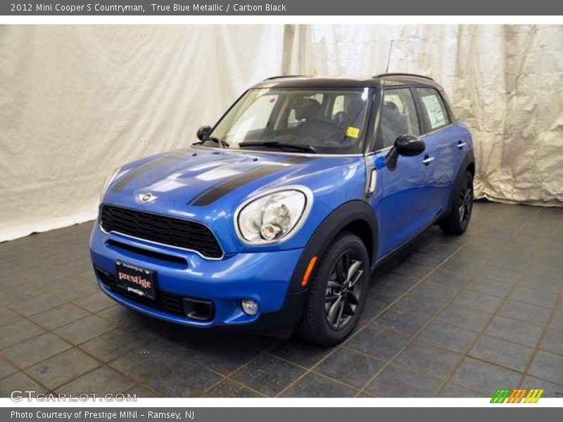 True Blue Metallic / Carbon Black 2012 Mini Cooper S Countryman