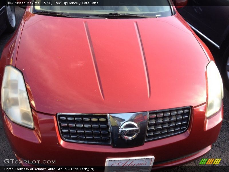 Red Opulence / Cafe Latte 2004 Nissan Maxima 3.5 SE