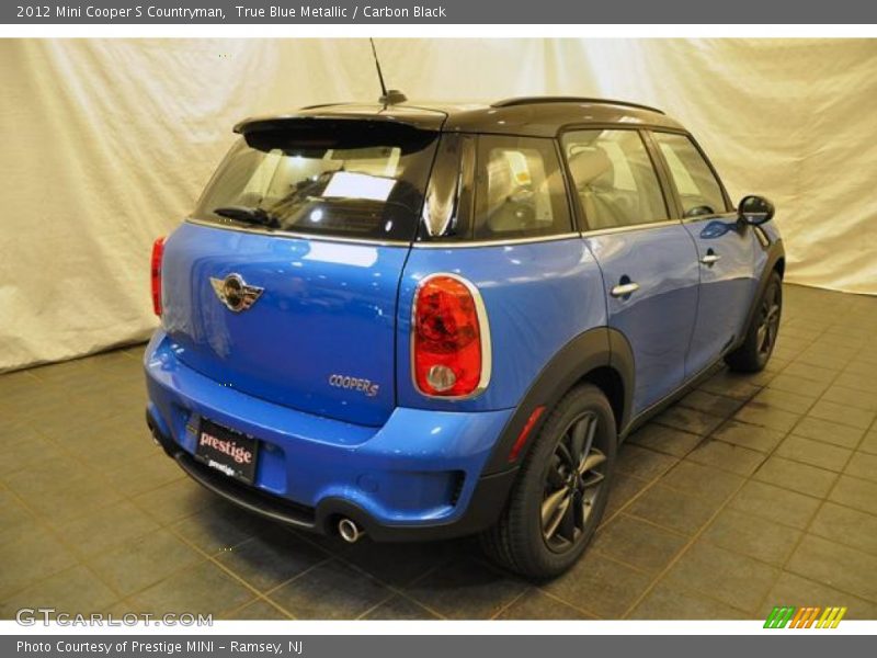 True Blue Metallic / Carbon Black 2012 Mini Cooper S Countryman
