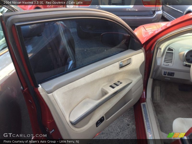 Red Opulence / Cafe Latte 2004 Nissan Maxima 3.5 SE