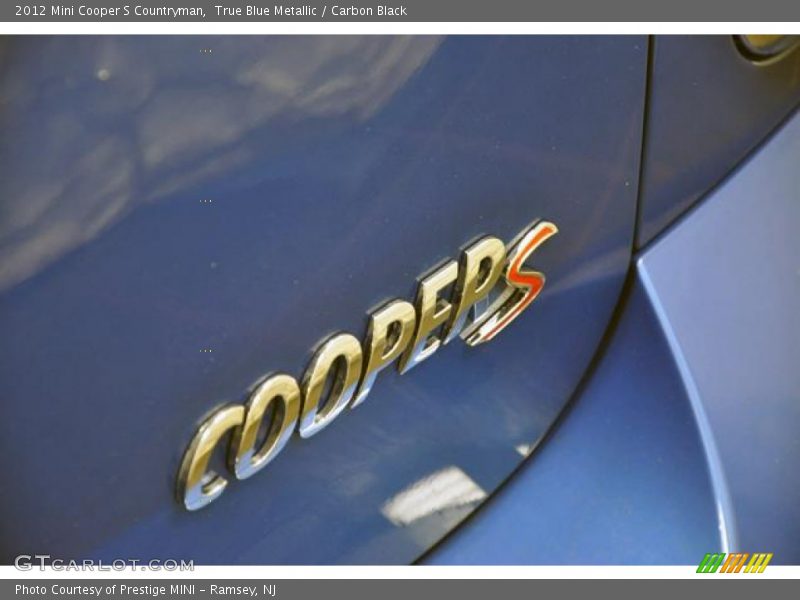 True Blue Metallic / Carbon Black 2012 Mini Cooper S Countryman