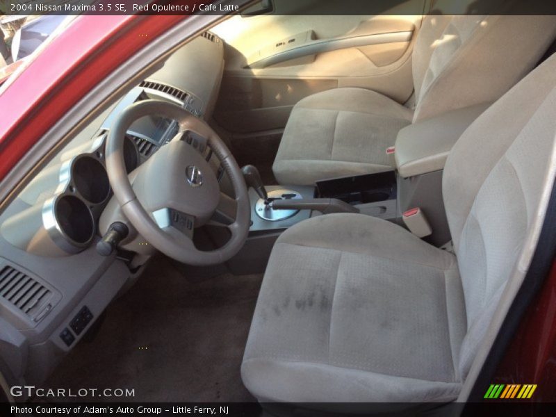 Red Opulence / Cafe Latte 2004 Nissan Maxima 3.5 SE