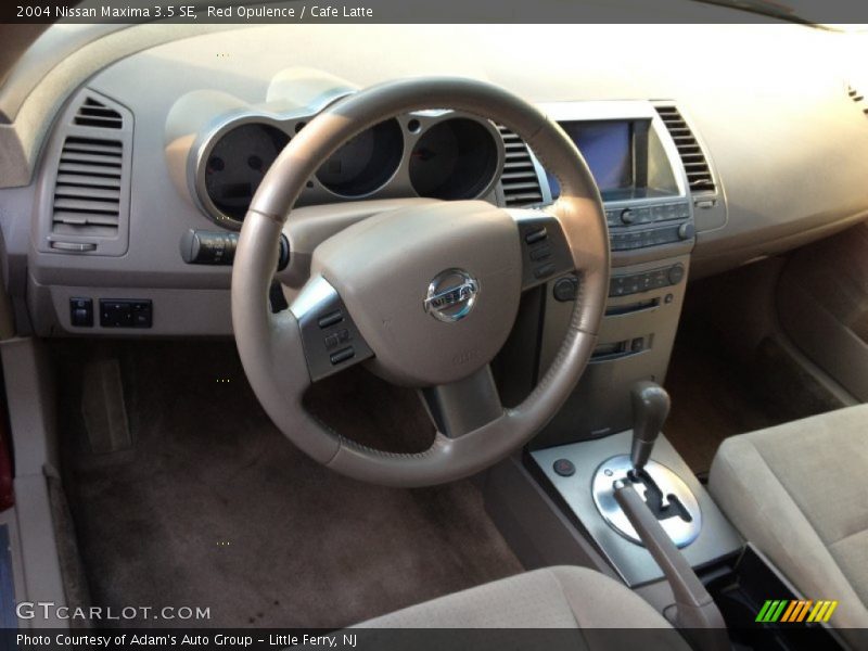 Red Opulence / Cafe Latte 2004 Nissan Maxima 3.5 SE