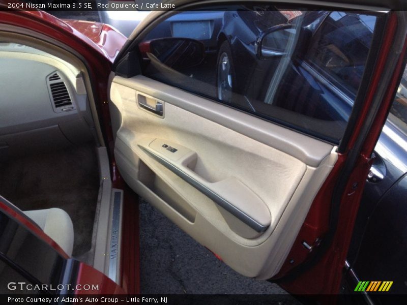 Red Opulence / Cafe Latte 2004 Nissan Maxima 3.5 SE