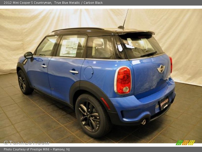 True Blue Metallic / Carbon Black 2012 Mini Cooper S Countryman